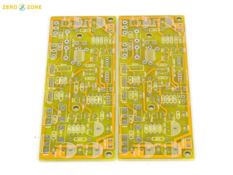Zerozone SYM5-3 de sesgo de clase, un trasero amplificador de potencia por etapas PCB (100W)
