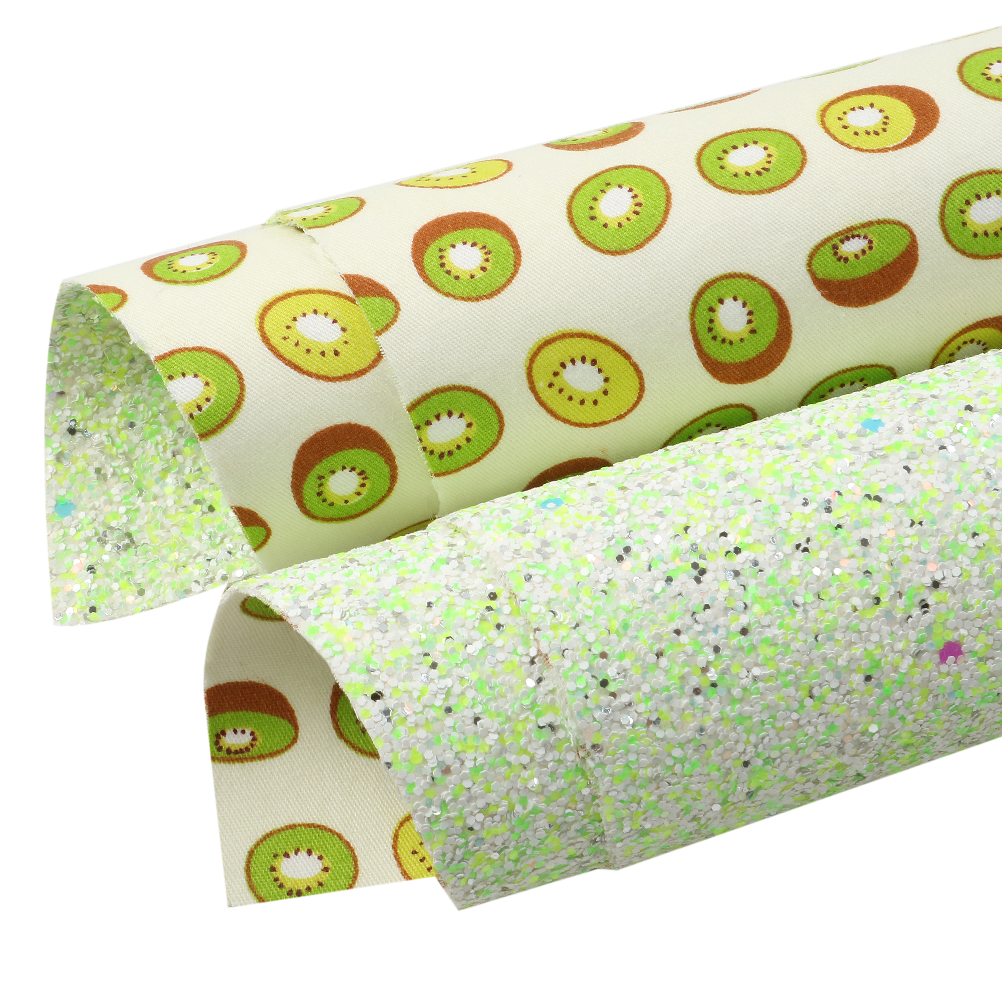 Fruit Series Faux Leather Sheets Double-side Poly Cotton Fabric For Bow-knot Bags Wallet Earring Scrapbook DIY,1Yc20027: 1145141001