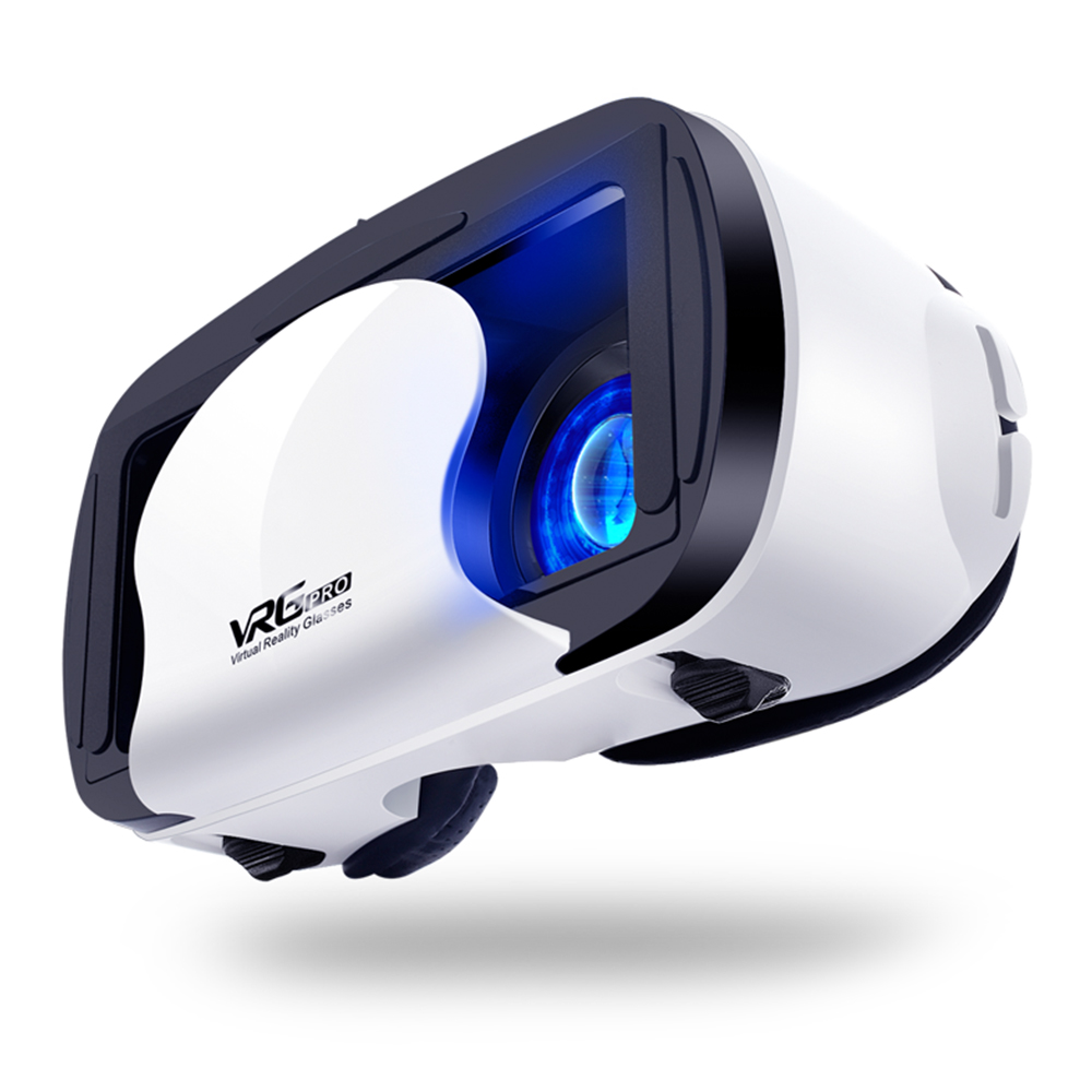 VRG Pro 3D lunettes VR casque de réalité virtuelle pour Smartphone Samsung lunettes VR appareils pour jeux pour téléphone portable 5-7': WHITE