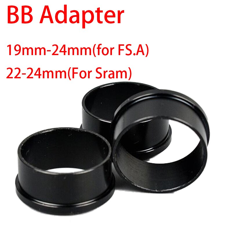 Adaptateur de pédalier GUB pour Shimano BB 24-19mm presse dans 24 22mm manchon de conversion BB30 PF30 pour sram gxp 22mm 19mm 24mm
