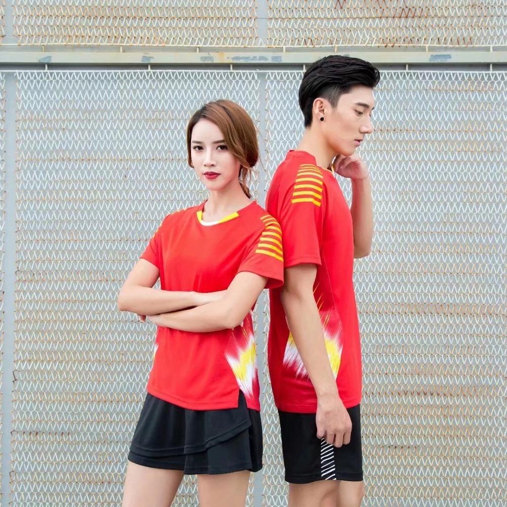 Qucik dry Badminton sports clothes can print name