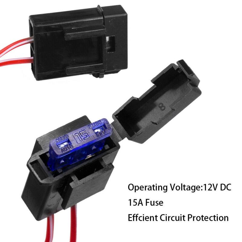 Car Fog Light Wire Harness H11 Fog Light Lamp Wiring Harness Socket Wire Connector With 40A Relay & On / Off Switch Kits