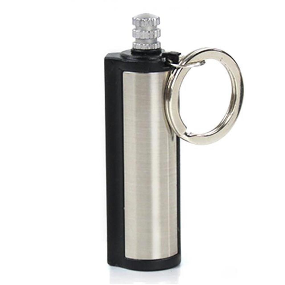 Allume-feu en acier silex randonnée en plein air outils de survie Camping outil de vitesse d'urgence instantané Match briquet porte-clés en plein air