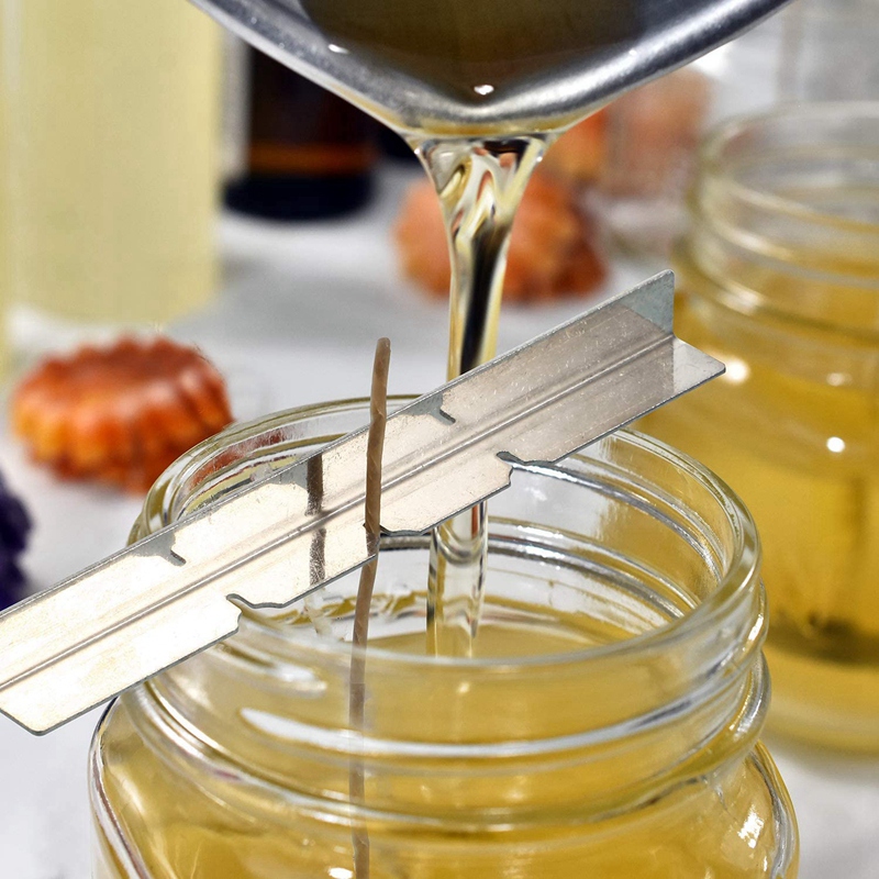 Metall Kerze Docht Halfter Metall Kerze Docht Zentrierung Gerät Docht Bar Metall Docht Kerze für DIY Kerze, Der 12Stck