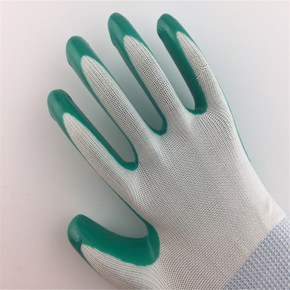 2PCS Nitrile Disposable Work Gloves Safety Equipment Man Driving Glove Mining Safety Wear Resistant Rubber Gloves