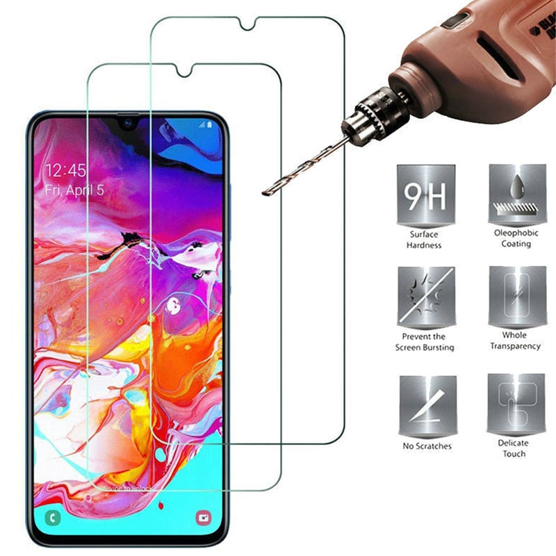 Beschermende Glas 9H Gehard Glas Voor Samsung A50 A40 A30 A10E A20E Screen Protector Voor Samsung Galaxy A90 A80 a70 A60 A2 Core