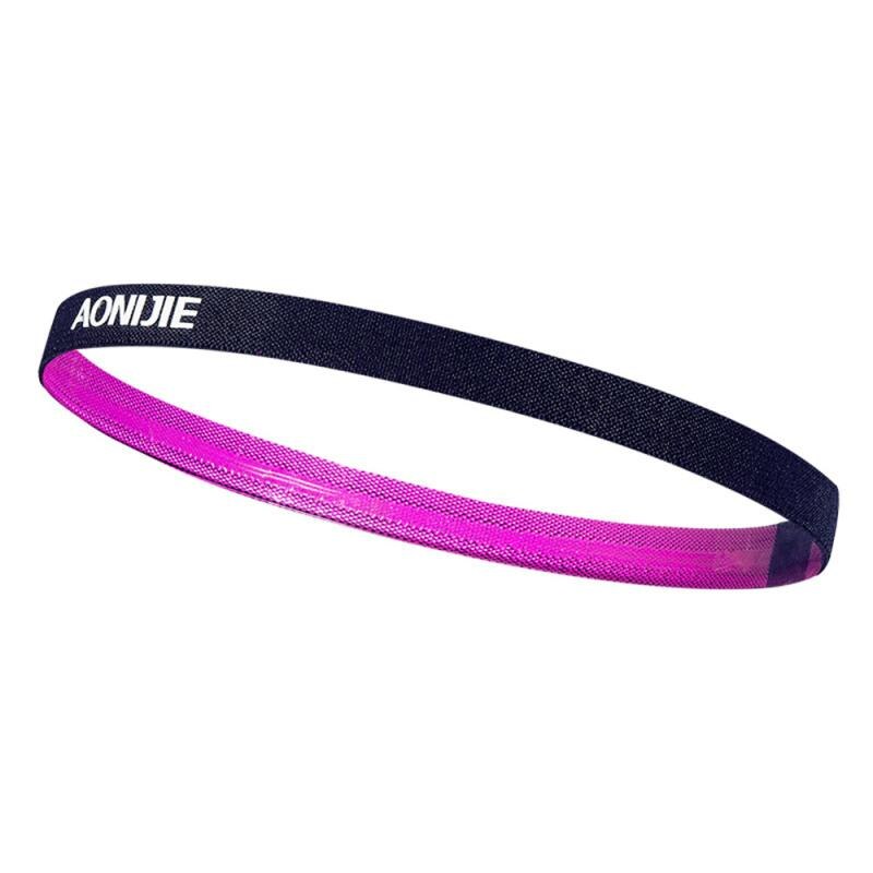 1 stuk sport hoofdband zweetband sport unisex sportschool zweetband hardlopen basketbal yoga elastische haarband sport veiligheid: Rood