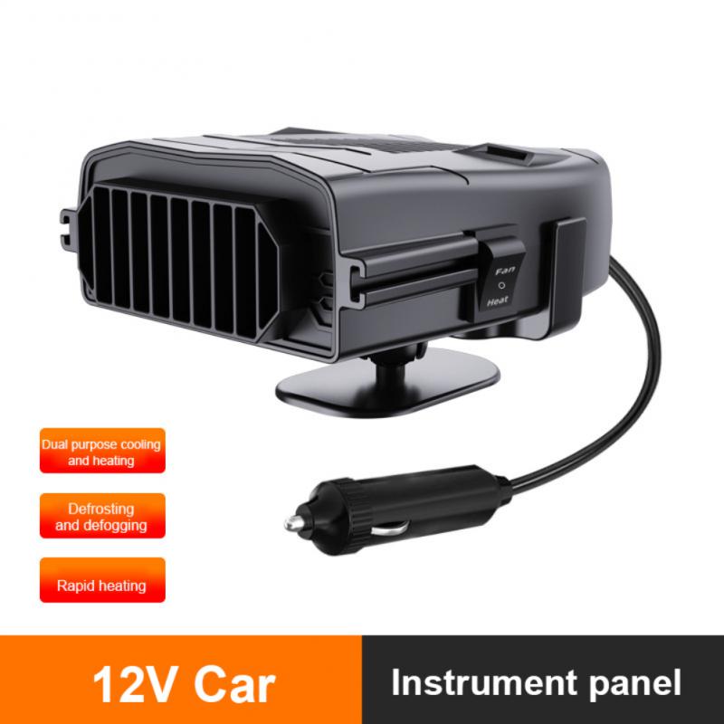 Draagbare Auto Heater 12V Elektrische Auto Kachel Voorruit Ontdooien Verwarming Ventilator Verstelbare Auto Aansteker Voorruitverluchting Ontdooier: 01