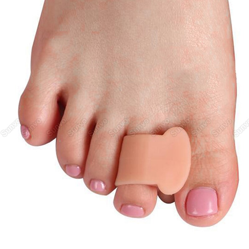 Siliconen Teen Separator Hallux Valgus Corrector Grote Tenen Orthopedische Bunion Correctie Duim Stijltang Richter Voetverzorging Gereedschap: 1Pair Skin Color