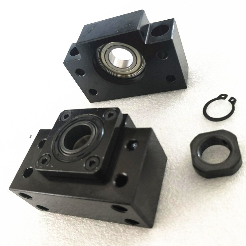 1set BK30+BF30 Ballscrew End Supports for SFU4005/SFU4010/DFU4005/DFU4010 Ball screw BK/BF30 BKBF30 CNC Part in stock