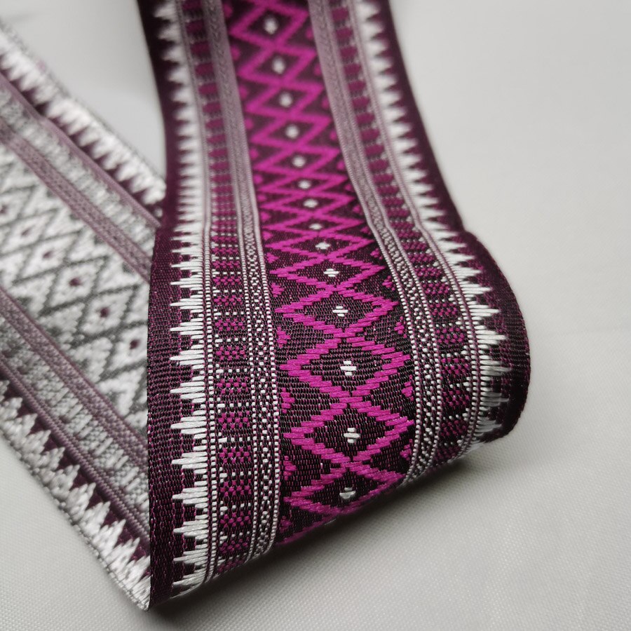 Geweven Lint Jacquard 50Mm Breedte Cord Diy Riem 7 Meter Hond Riem Singels Diy Lint Koord Trim: Antiek Messing