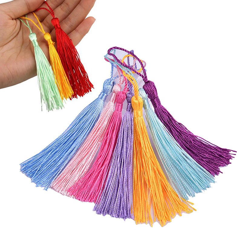 20 st gör-det-själv gardintofsar polyester tofsar 8cm sidentofsar dekorativa tofsar för hantverk gardinkappa tillbehör