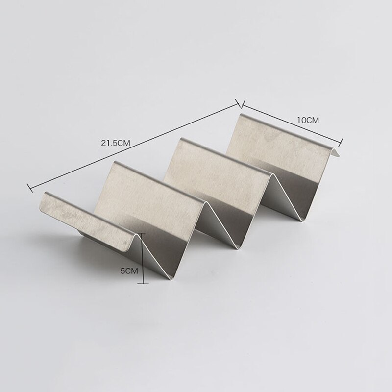 Estante de Burrito de acero inoxidable herramientas de cocina Clip de almacenamiento de panqueques europeos utensilios de cocina de acero inoxidable estante de Burrito