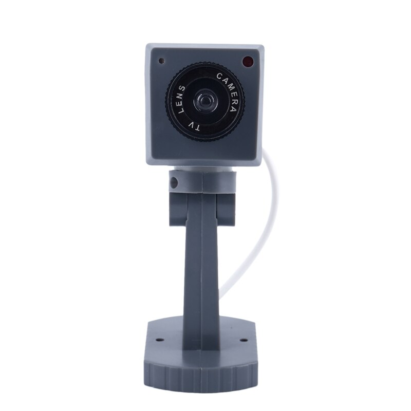 Di SICUREZZA fittizia LED FOTOCAMERA Girevole Motion Activated Luce-Potenza Della Batteria A Casa Falso
