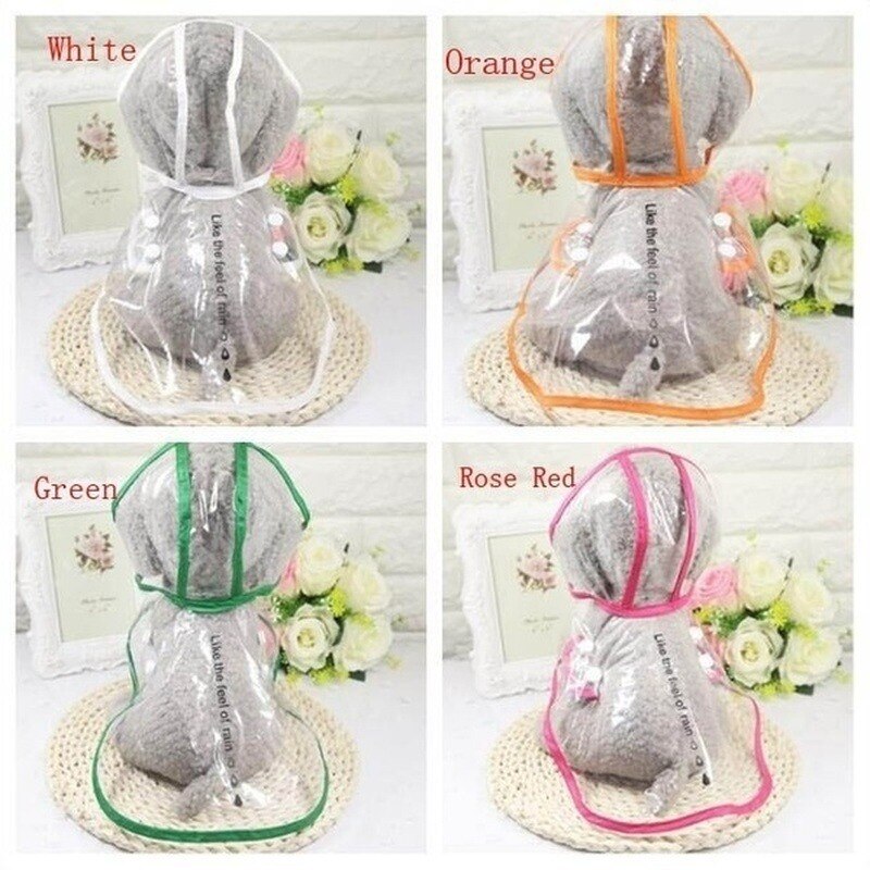 Poncho imperméable pour chien, manteau de pluie réfléchissant, vestes imperméables à capuche, vêtements d'extérieur, fournitures pour animaux de compagnie