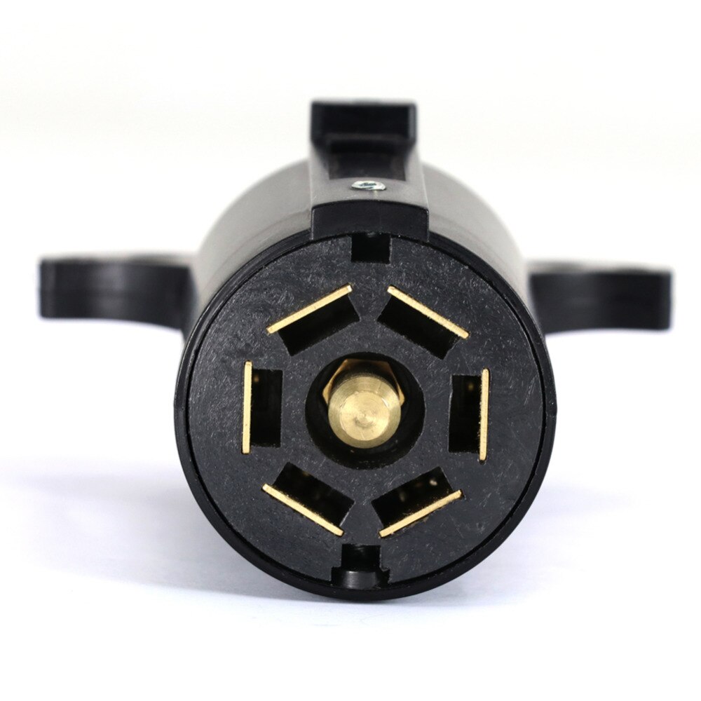 Car 7 Pin Trailer Wiring Adapter Connector Adapter Plug Caravans Trailer Semitrailers Adapter Connector Vehicle RV Trailer