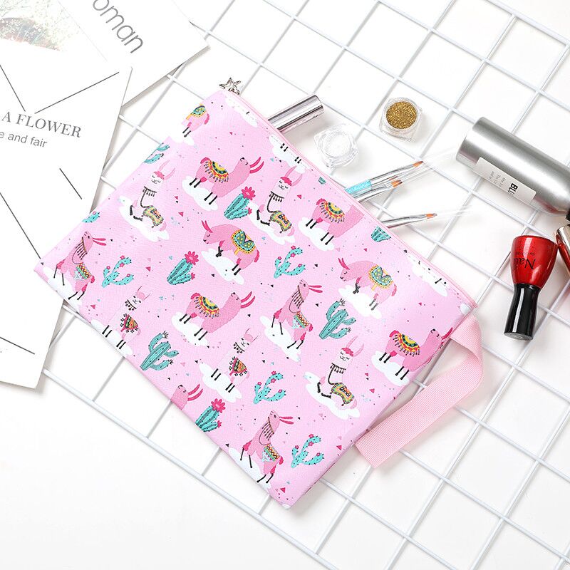 Vrouwen make-up tas handtas leren envelop portemonnee dames toilettas strand waterdichte wassets tas case dag clutches