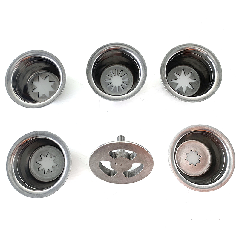 Solid Hollow Stainless Steel Churrera Churro Nozzle Mold for Churros Machine 4 Molds/ Set 53mm Out Diameter