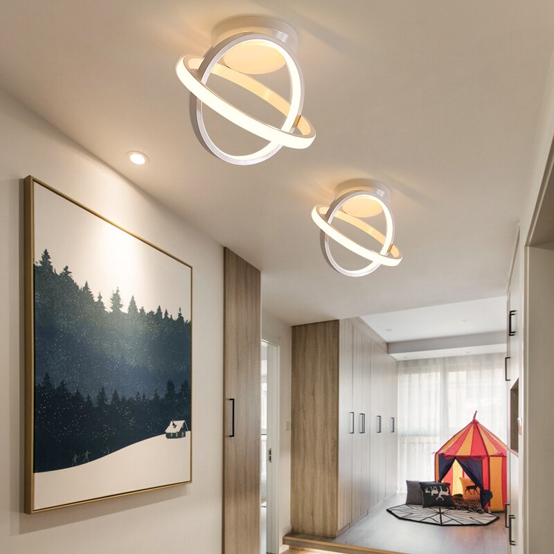 Verllas Draaibare Moderne LED Plafond Verlichting voor Gang gangpad minimalistische veranda hal balkon led Thuis plafond lamp