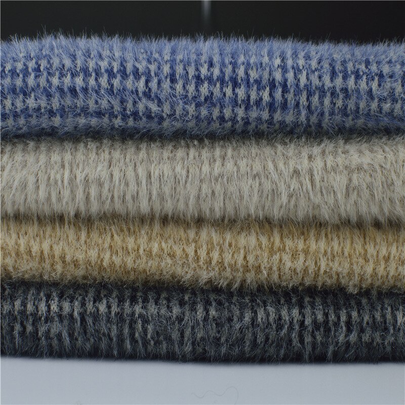 Warp knitted velvet artificial water velvet fur home clothing fabric