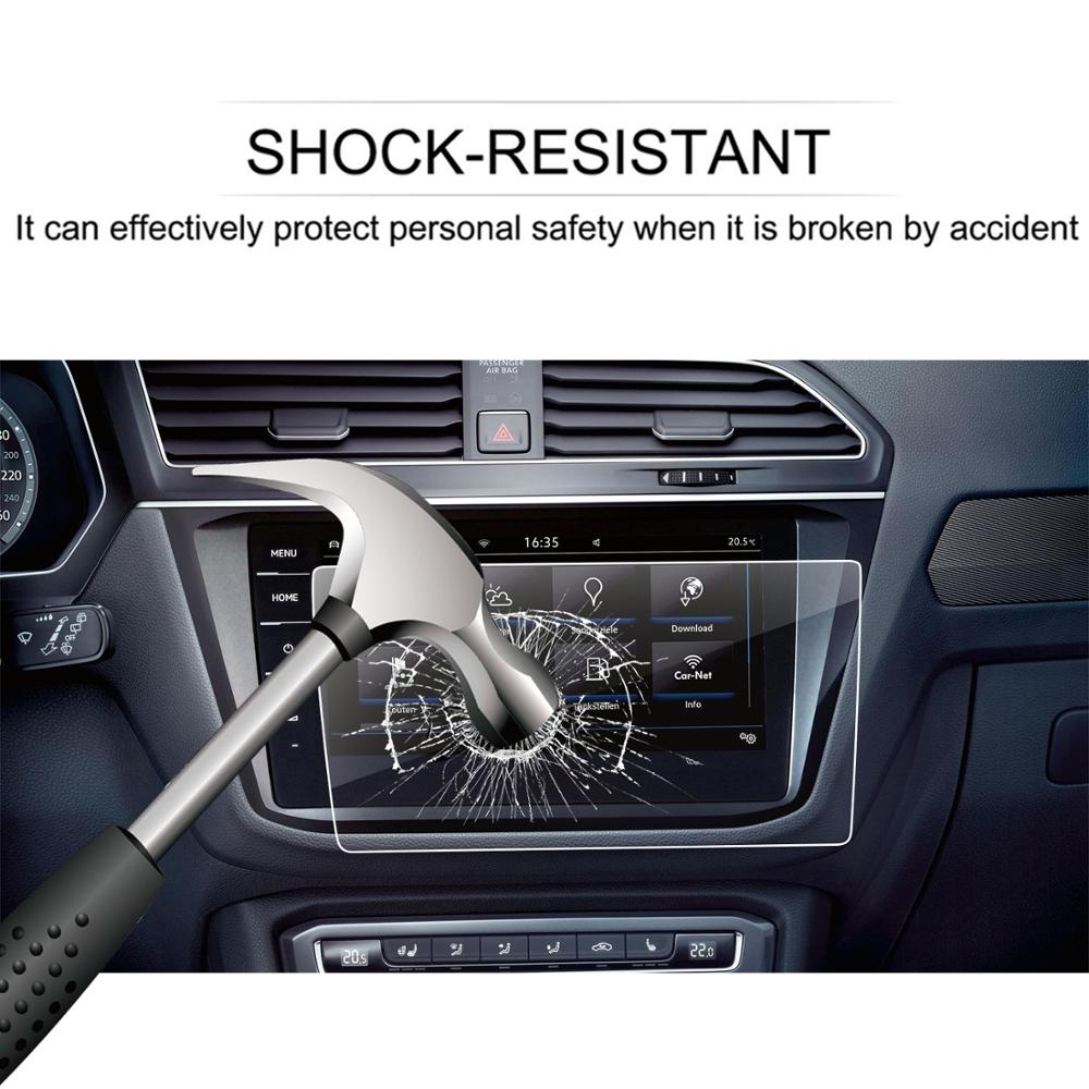 RUIYA Car Sreen Protector For Tiguan/Tiguan II GTE Allspace Discover Pro 9.2 Inch Navigation Touch Center Display Screen