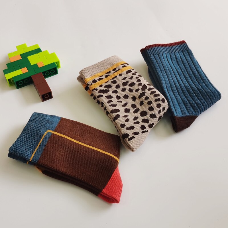 Calcetines de algodón para bebés y niñas de 1 a 9 años, calcetines bonitos para recién nacidos, accesorios de ropa para bebés, 6 par/lote