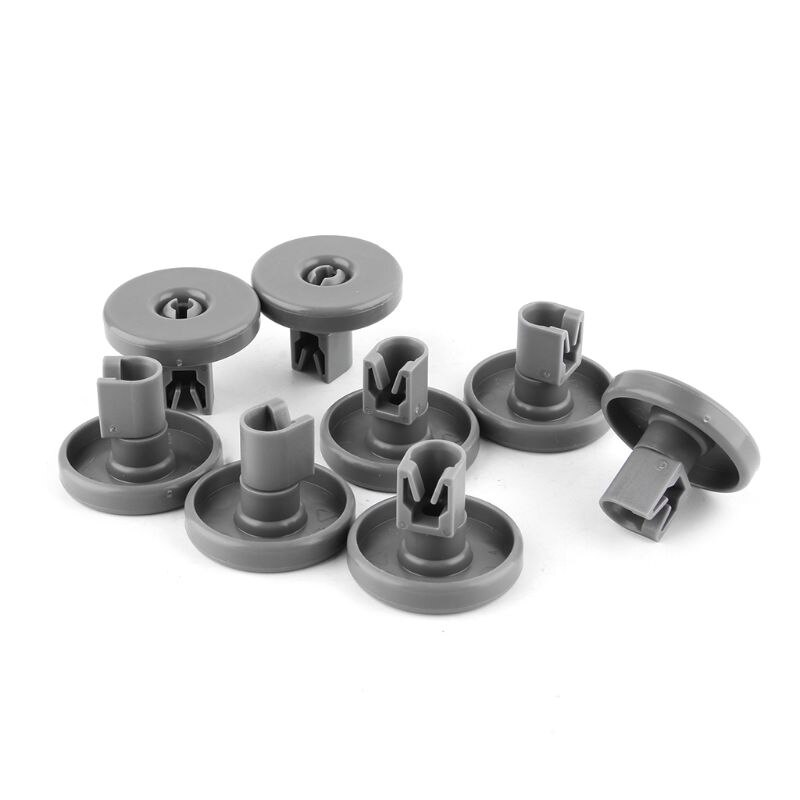 8 Pcs Dishwasher Spare Rolls Parts Baskets Kits For AEG Favorit Privileg Zanussi etc P9YD