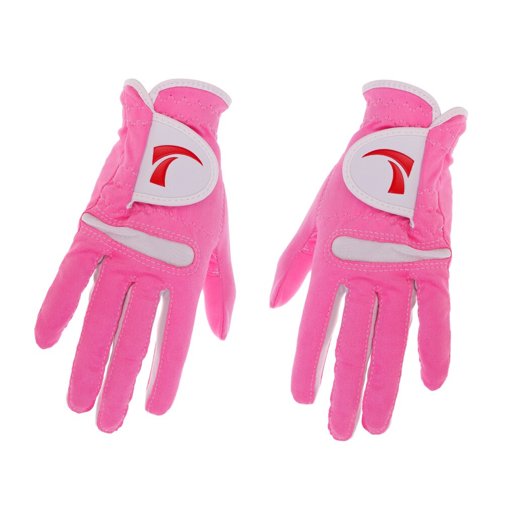 Antislip Ademend Vrouwen Golf Handschoenen Roze-S/M/L/Xl