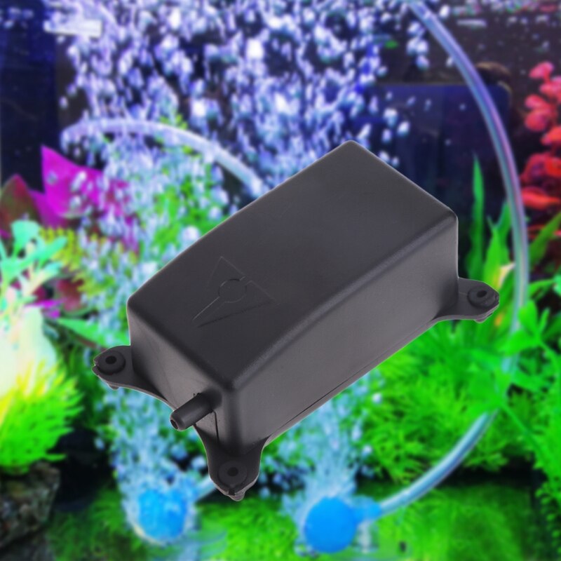 Aquarium Zuurstof Luchtpomp Mini Binnenlandse Aquarium Ultra Eu Plug Quakeproof Stille