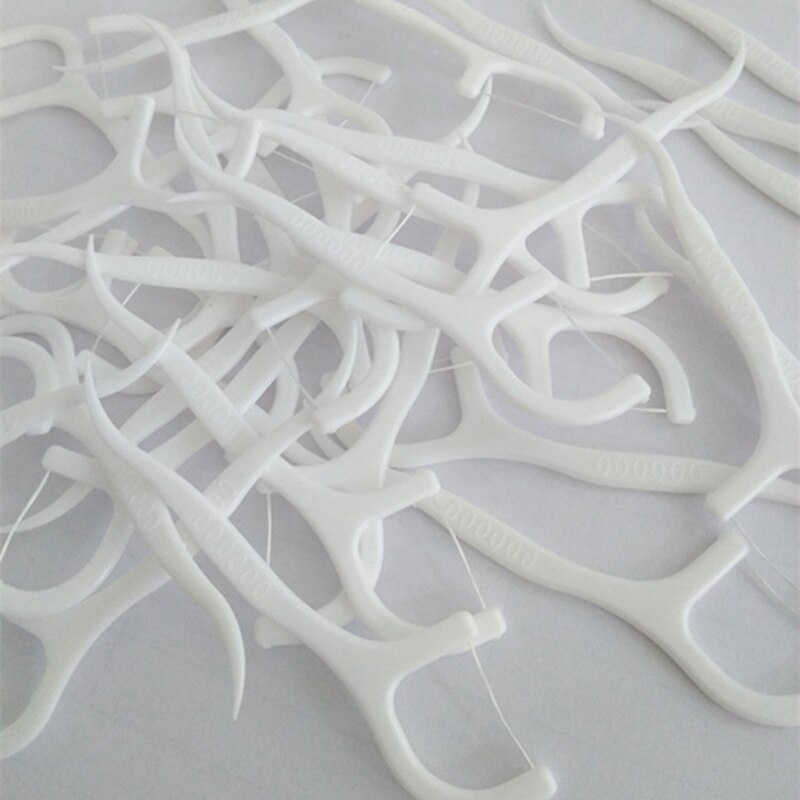 50 stuks tandzijde, flosser, tandenstokers, stokjes, tanden reinigen, mondverzorging, 7.5cm tandengereedschappen