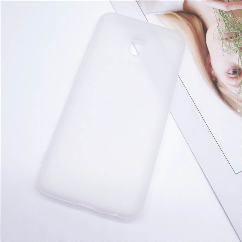 Redmi 8A Caso per Xiaomi Redmi 8A 8 UN A8 Caso Posteriore Del Telefono di TPU Opaca Della Copertura Del Silicone su xiomi redmi 8A Redmi 8 cassa del respingente funda: For Redmi 8A / White