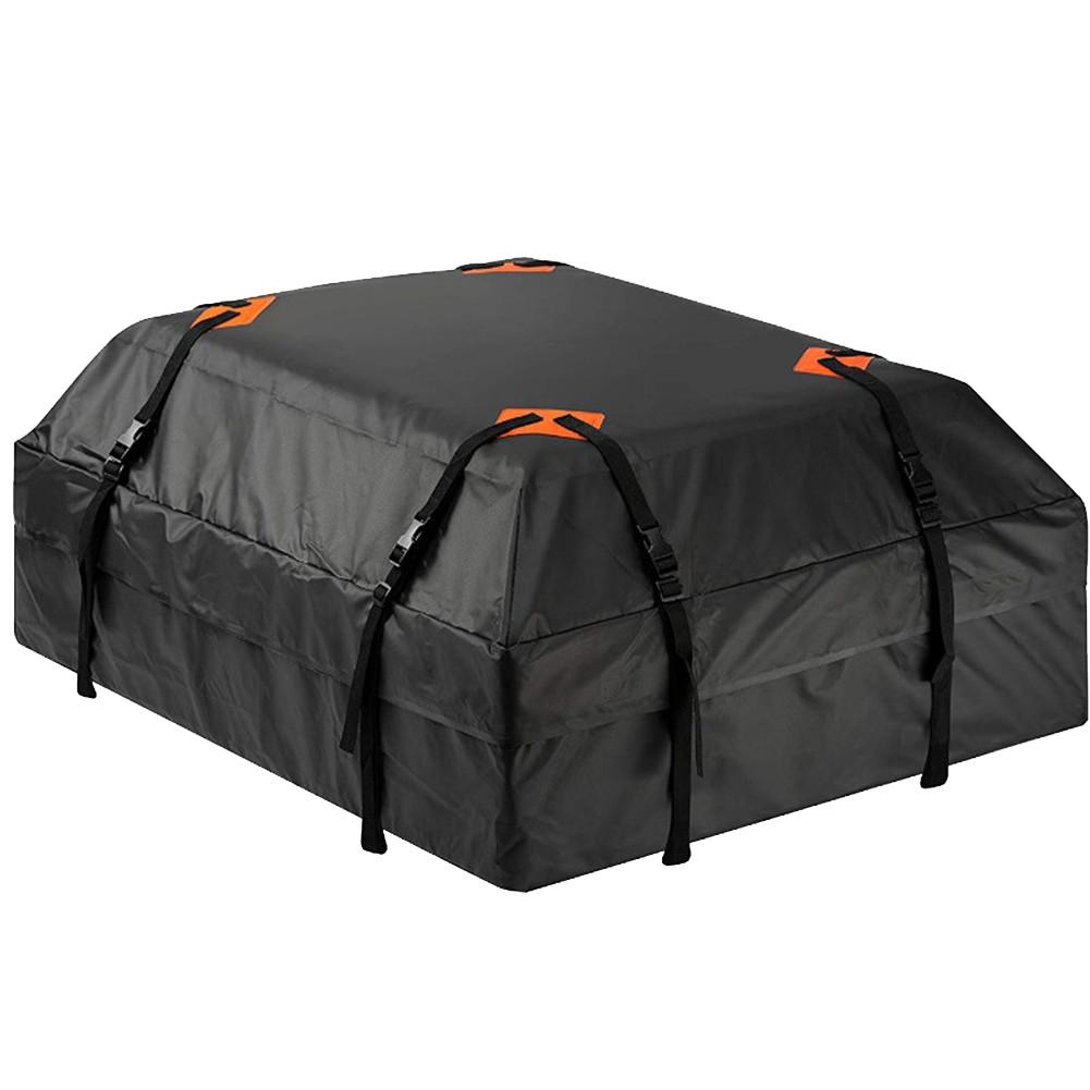 Car Roof Bag Cargo Carrier 15 Cubic Feet Waterproof Rooftop with 8 Reinforced Straps Car Roof Bag Large Capacity Car Roof Bags