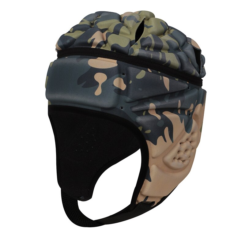 Rugby Helmet Headguard Headgear for Soccer Scrum Cap Head Protector Soft Protective Helmet: PATTERN 3