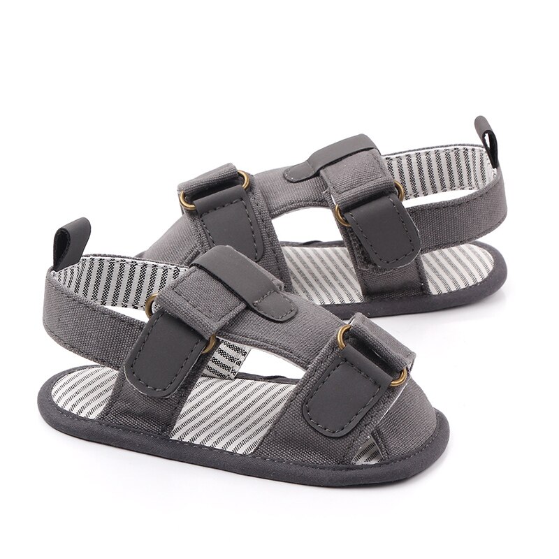 Canvas Baby Sandalen Katoen Non-Slip Zachte Zolen Pasgeboren Peuter Zomer Schoenen Jongen Meisje Eerste Wandelaars Sandalen