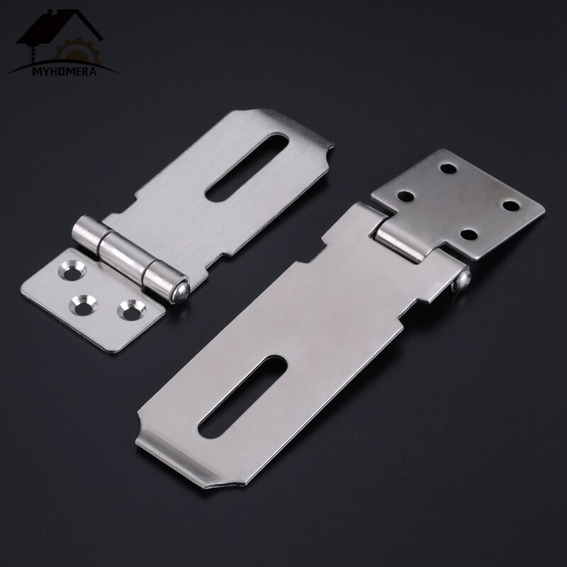 Myhomera – serrure à loquet de porte en acier inoxydable 304, serrure pour portes, fenêtre, armoire de gymnastique, sécurité à domicile 4/6/6 pouces