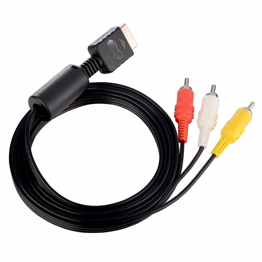 AV Audio Video Cable Cord For PlayStation 2 PS2