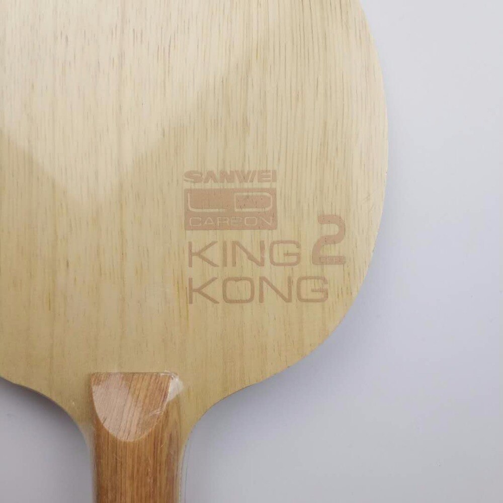 Limited edition sanwei king kong 2 kingkong 2, 5+2 carbon, cypress håndtag off + bordtennisblad ping pong racket bat
