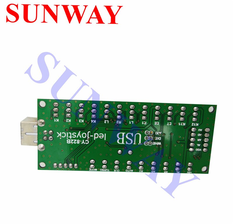 1player Arcade led usb encoder Connection LED Push button USB to PC Arcade controller eyboard with 3 pin button cable