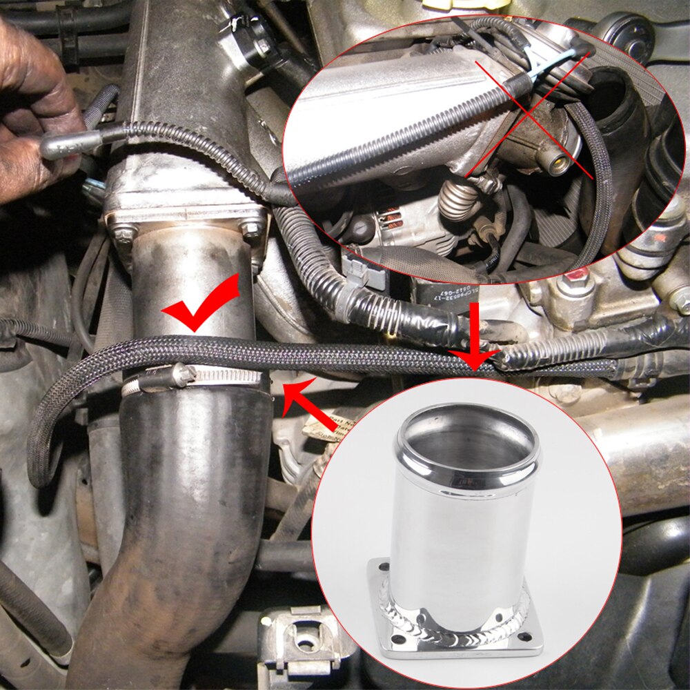 EGR Bypass ventil für Land Rover Entdeckung 2 & Verteidiger TD5 Agr-ventil Stanzen Entfernung Löschen Bausatz EGR1120