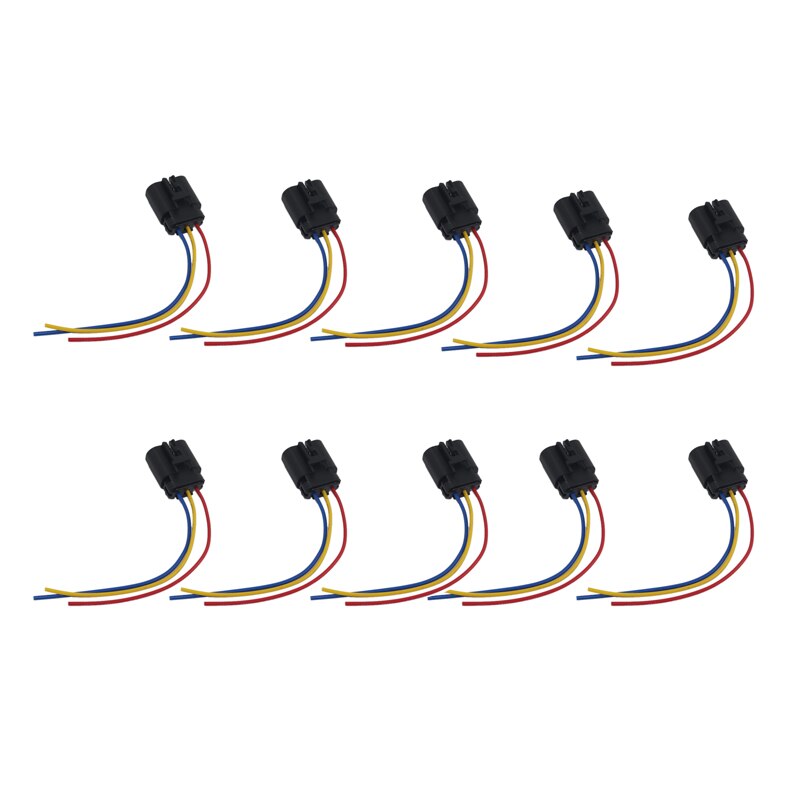3 Pin Way Ignition Coil Pack Wiring Connector Pigtail for Nissan 300zx z32 Infiniti CI-IGN300: 10 piece