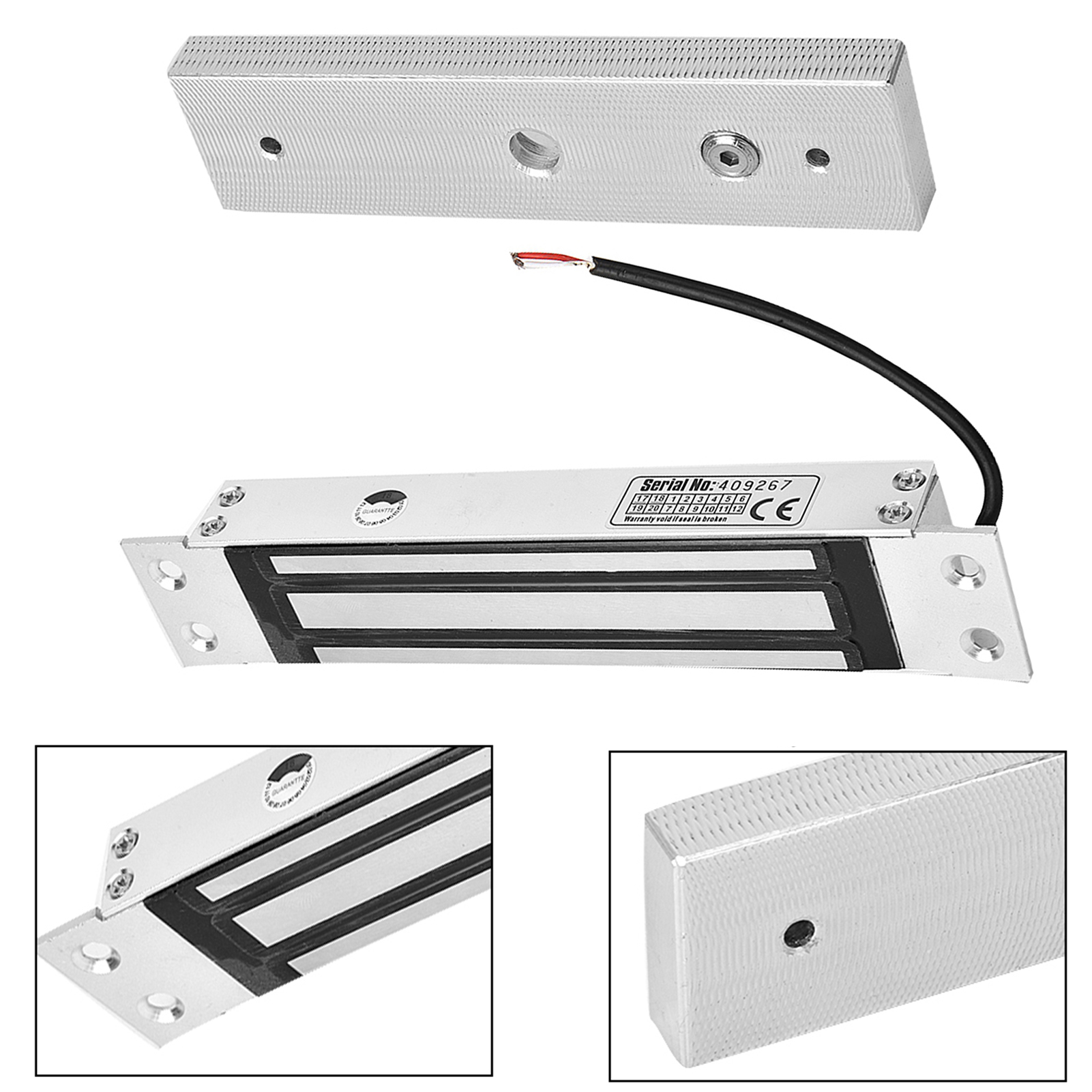 12V 180kg Holding Force Embedded Electric Magnetic Lock Electromagnetic Lock Access Control Magnetic Door Lock Magnetic Lock