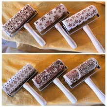 Christmas Embossed Rolling Pin Baking Cookies Roller Christmas Wooden Rolling Pins For Baking Embossed Cookies