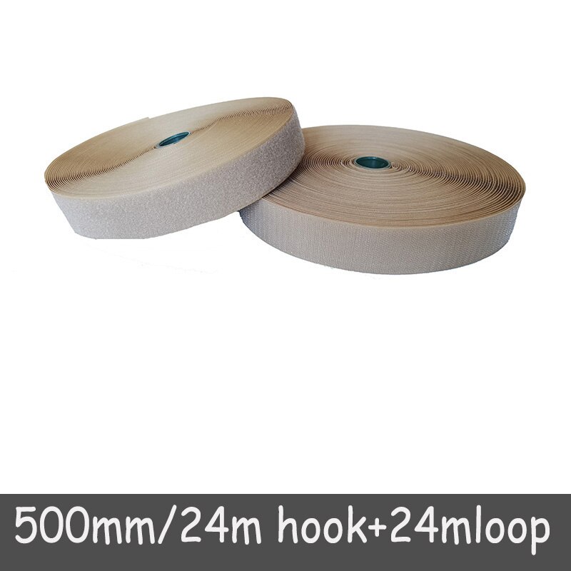 50mm Width velcros no adhesive fastener stick clothing tape sewing magic hook loop sticker strip velcroing strap stick 24 meters: Color 13
