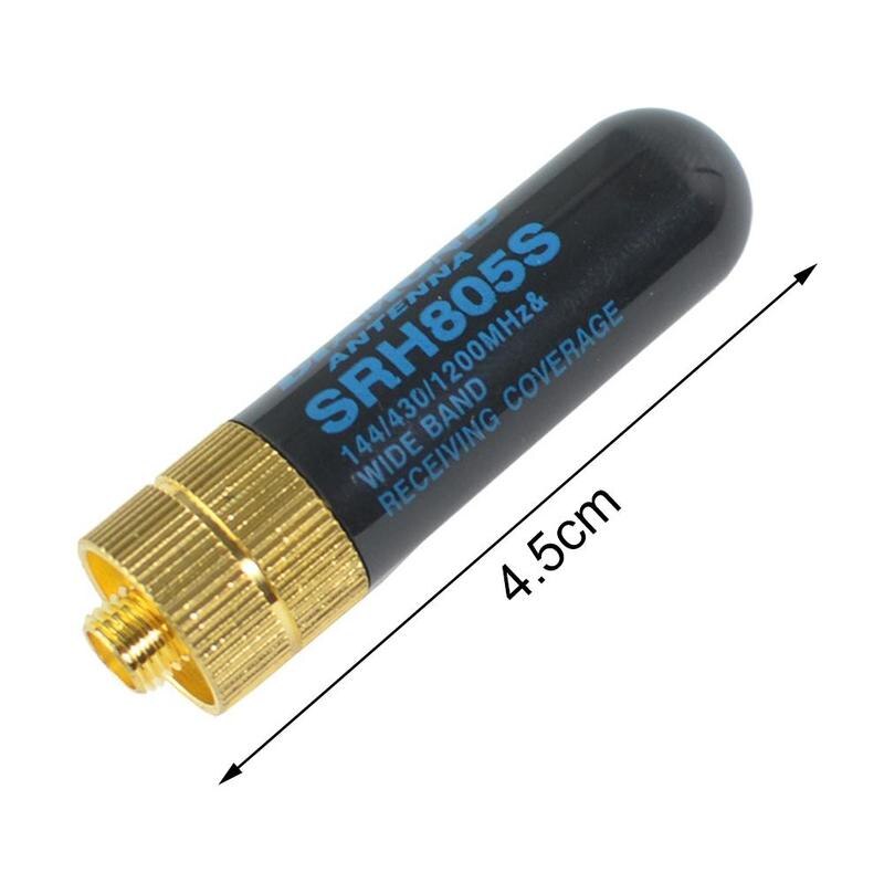 1Pc Walkie Talkie Antenna SRH805S 4.5cm Short Antenna SMA-F Female VHF/UHF For BAOFENG UV-5R Two-way Radio Accessories