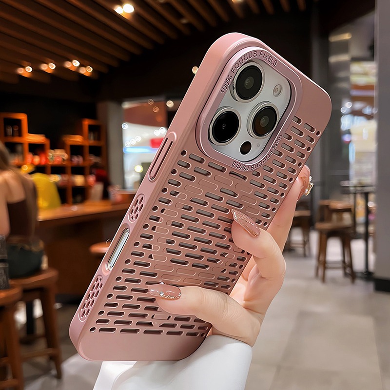 Funda Magsafe con disipación de calor de verano para iPhone 13, 14, 15, 12, 16 Pro Max, 16Pro, 13Pro, funda protectora ultrafina para PC: Gris / IPHONE 14 PRO