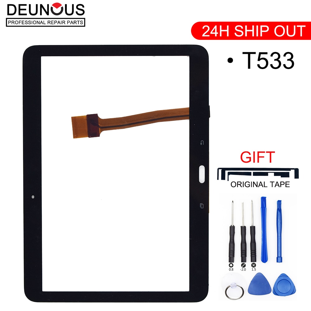 For Samsung Galaxy Tab 4 10.1 T533 SM-T533 Touch panel touch screen Digitizer Glass Panels Tablet Replacement Parts