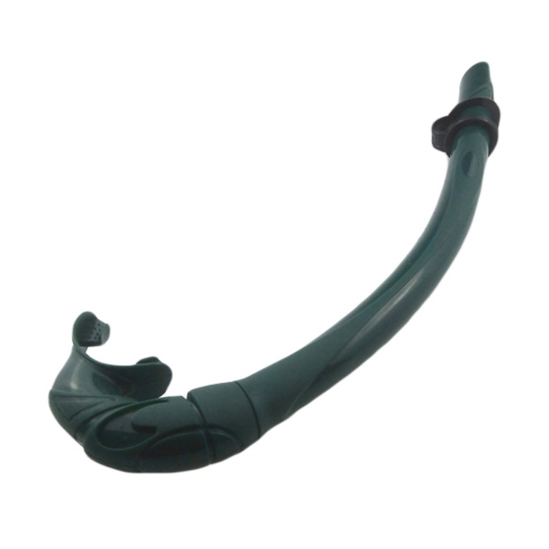 Tubo de respiración de Snorkel plegable de silicona Flexible enrolladas tipo húmedo completo para buceo Snorkel natación accesorios de agua