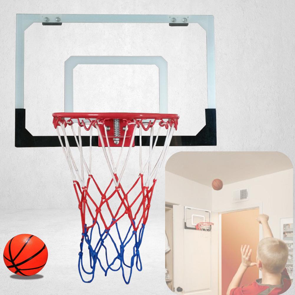 Indoor Basketball Hoop Set Wall-mounted Easy to Install Premium Basketball Hoop Set for Basketball Lovers Basketball Tra