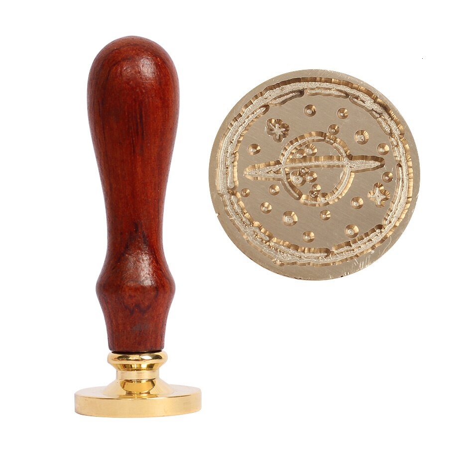 Retro Wooden Stamp Antique Metal Sealing Wax Stamps Wood Handle Wedding Invitations Decor Wax Seal Stamp Craft Wax Seal Stamp: XK11