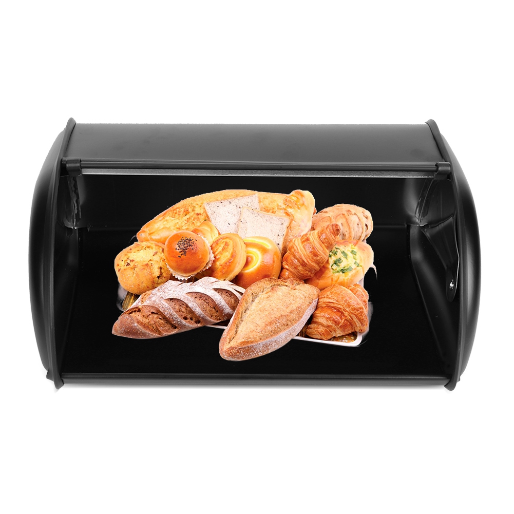 Broodtrommel Broodhouder Brood Opbergdoos Grote Capaciteit Roestvrijstalen Brooddoos Houder Bak Container Keuken Opslag Organizer